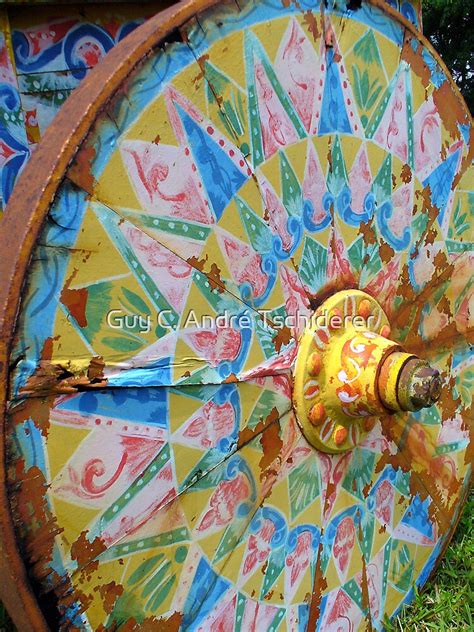 "Ox Cart Wheel, Costa Rica" by Guy C. André Tschiderer | Redbubble