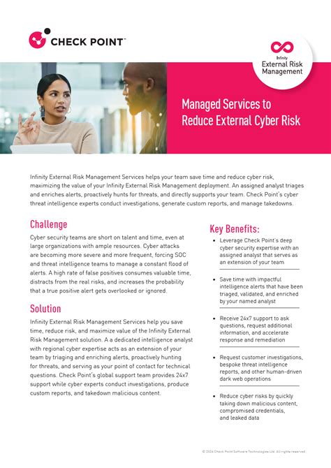 Solution Brief Infinity External Risk Management Services Solution