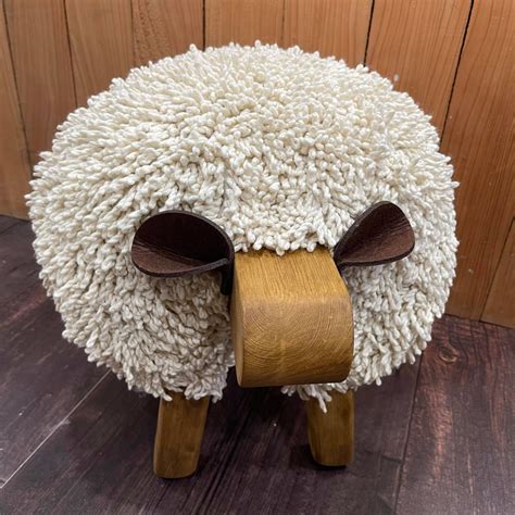 Ewemoo Sheep Footstool Siop Wyn