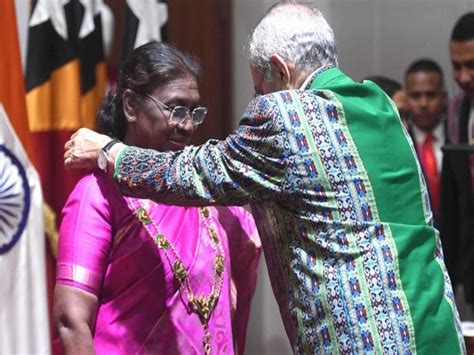 After Fiji Honour President Murmu Conferred With Timor Lestes Highest