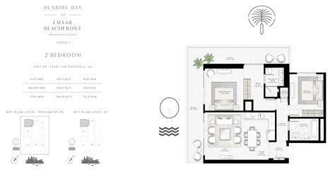 Sunrise Bay By Emaar At Emaar Beachfront Floor Plans