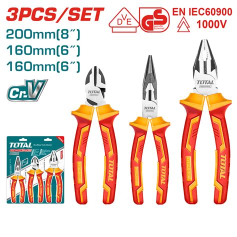 3 Piece Plier Set Insulated Total Tools South Africa