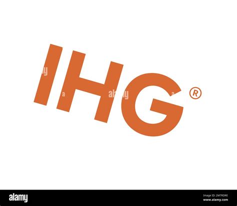 InterContinental Hotels Group Rotated Logo White Background B Stock