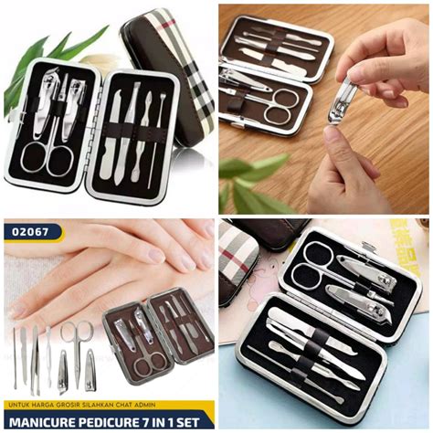 Jual Peralatan Manicure Pedicure Gunting Kuku Set 7 In 1 Shopee Indonesia