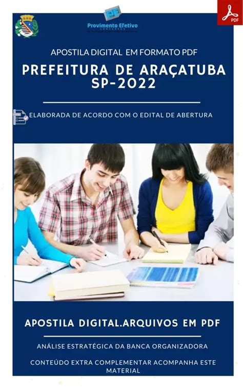 Provimento Efetivo Concursos Apostila Prefeitura Araçatuba Sp