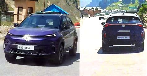 Tata Nexon Facelift Spotted Testing In Ladakh Before Official Launch