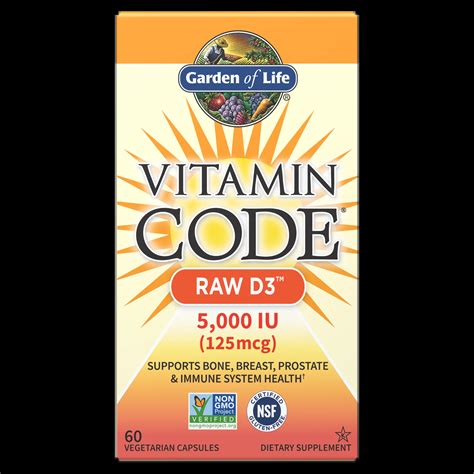 Willner Chemists Garden Of Life D Raw Vitamin Code