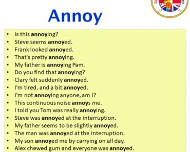 sentences  annoy archives english grammar