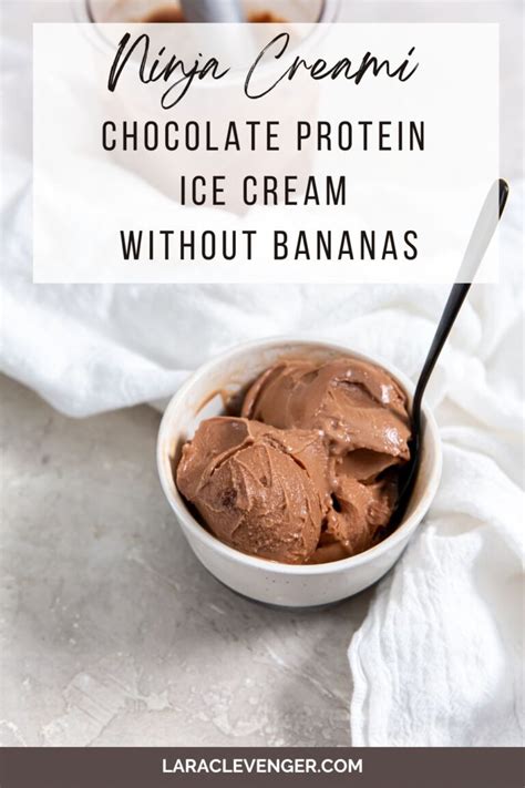 Chocolate Protein Ice Cream Recipe Without Bananas Lara Clevenger