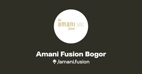 Amani Fusion Bogor Instagram Linktree