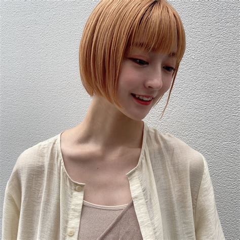 ミニボブ ナチュラル ベリーショート 切りっぱなしボブ×neutral Produce By Garden×矢野佑太郎×572290 Hair