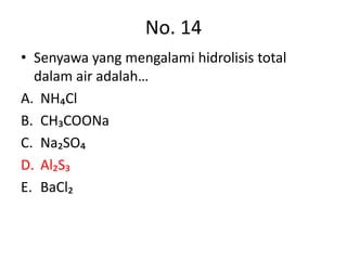 Soal Dan Pembahasan Asam Basa Ppt