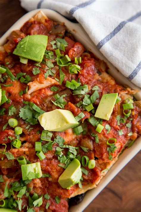 Recipe 6 Ingredient Vegan Enchilada Casserole Kitchn