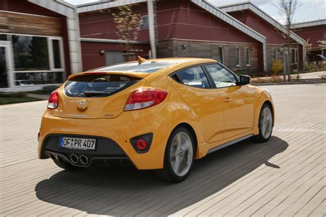 Hyundai Veloster Turbo Car Coupe Yellow 2015 Wallpapers Hd