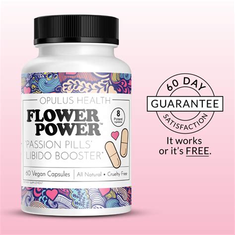 Flower Power® Passion Pills Libido Blend 60ctea Flower Power® Feminine Health