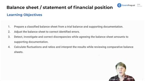 Video Balance Sheet Statement Of Financial Position Practice Questi