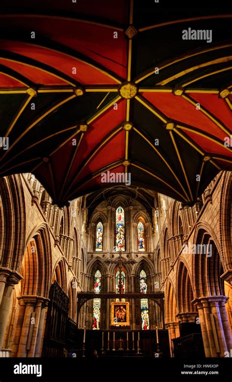 Hexham Abbey Northumberland Stock Photo Alamy