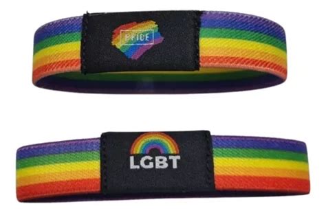 Set De Pulsera Arco Ris Lgbt Orgullo Gay Brazalete Multico Cuotas