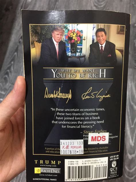 Why We Want You To Be Rich By Robert Kiyosaki And Donald Trump 66 Lor