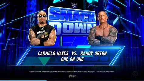 Smackdown Randy Orton Vs Carmelo Hayes In A King Of The Ring Tournament