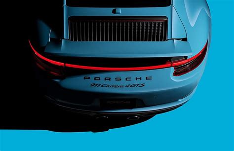 HD wallpaper: 911, Porsche, Blue, Carrera, Lights, 4GTS | Wallpaper Flare