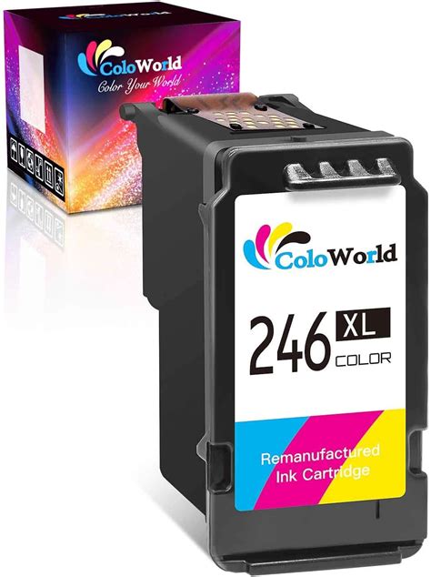 Ubinki Remanufactured Ink Cartridge Replacement For Canon 245xl Color 246xl 245 246