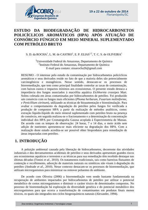 PDF ESTUDO DA BIODEGRADAÇÃO DE HIDROCARBONETOS pdf blucher br s3