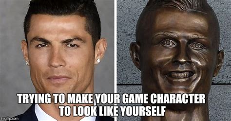 Meme Cristiano Ronaldo Statue