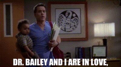 Yarn Dr Bailey And I Are In Love Grey S Anatomy S E