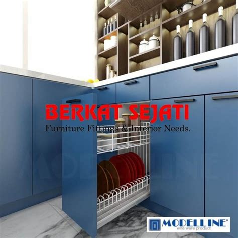 Jual Modelline B30med Rak Piring Gelas Botol Bumbu 2 Susun Dapur