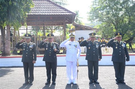 DANLANTAMAL VIII IKUTI ZIARAH NASIONAL JELANG PERINGATAN HUT KE 78 TNI