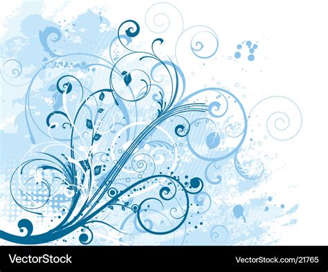 Floral Grunge Royalty Free Vector Image Vectorstock