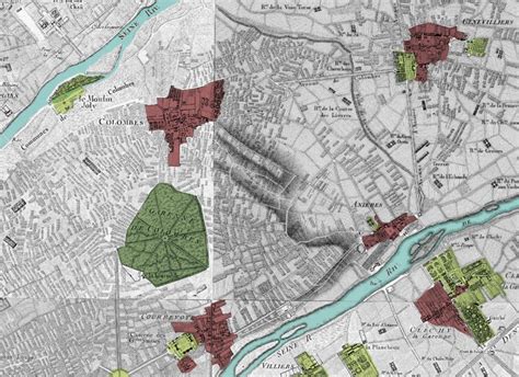 Carte Des Chasses Du Roi A La Fin Du Xviiie Si Cle Colombes Notre Ville