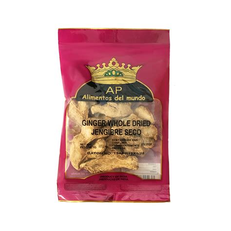 Ap Ginger Dried Whole Sundh G Cosmo Cash Carry