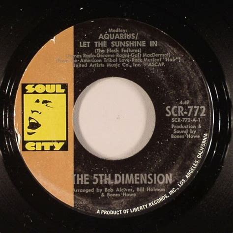 The 5th Dimension - Aquarius -1967 | Music memories, Oldies music, Music