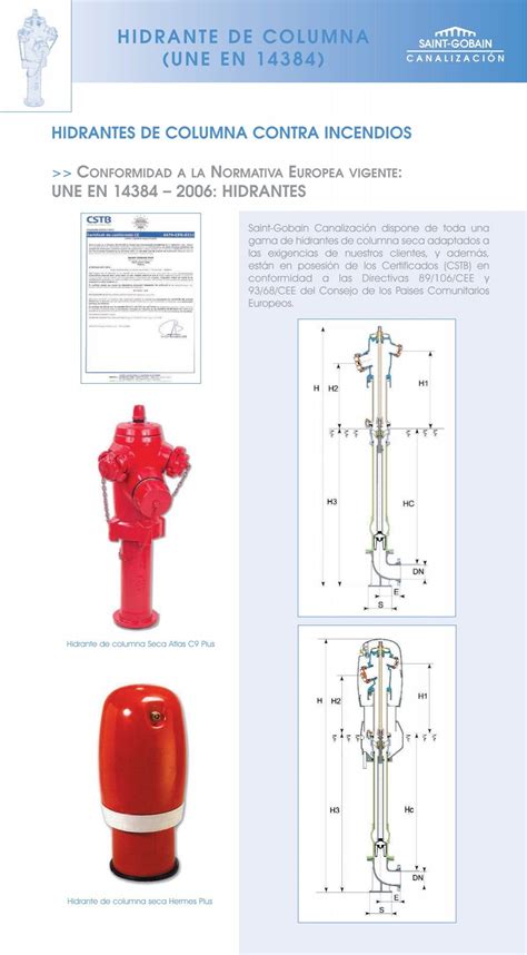 HIDRANTE DE COLUMNA UNE EN 14384 Easy Catalogue