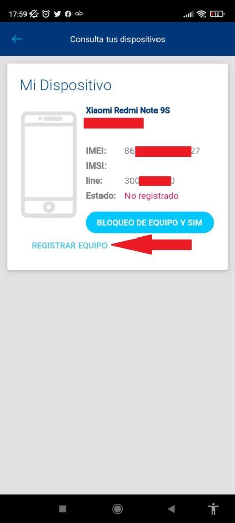 Registrar Imei Tigo Registrarimei