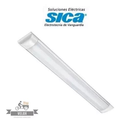 Liston Tubo Led Slim 18w Blanco Neutro 60cm Sica Color De La Luz Blanco