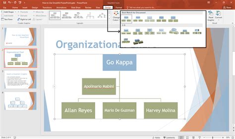Insert Smartart Powerpoint Graphics In Easy Steps