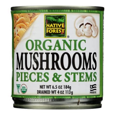 Native Forest Organic Mushrooms Pieces And Stems Case Of Oz