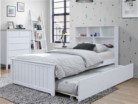 Myer 4pce White King Single Bedroom Suite Trundle