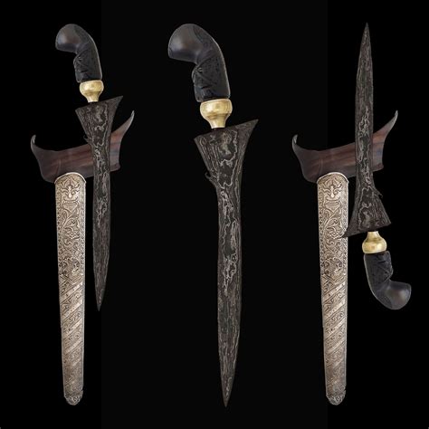 Rare Healing Antique Cirebon Kebo Teki Keris Kris Ngulit Semangka