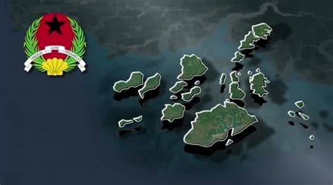 Bolama With Coat Of Arms Animation Map Stock Video Pond5