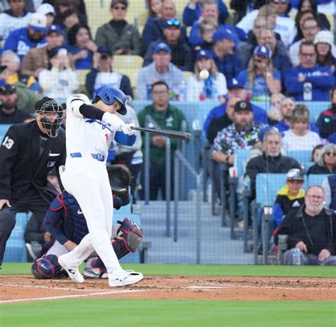 大谷翔平が6試合ぶり8号！今季5試合目の1試合3安打 ドジャース5発大勝／詳細 Mlbライブ速報 日刊スポーツ