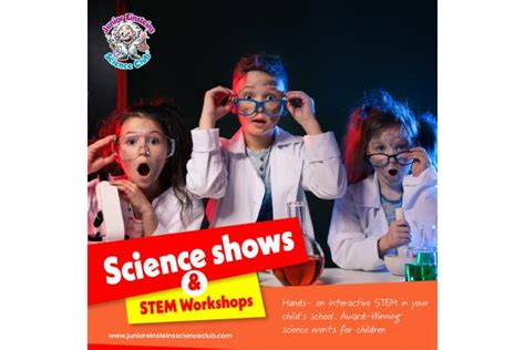 Junior Einsteins Science Club Fun Science Workshops For Kids Funie