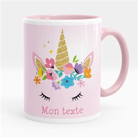 Mug Tasse Personnalis E Licorne Magique Etiquettes Folies