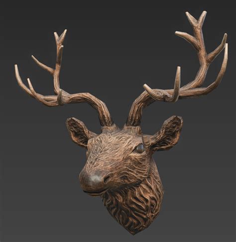 Artstation Wooden Deer Lo