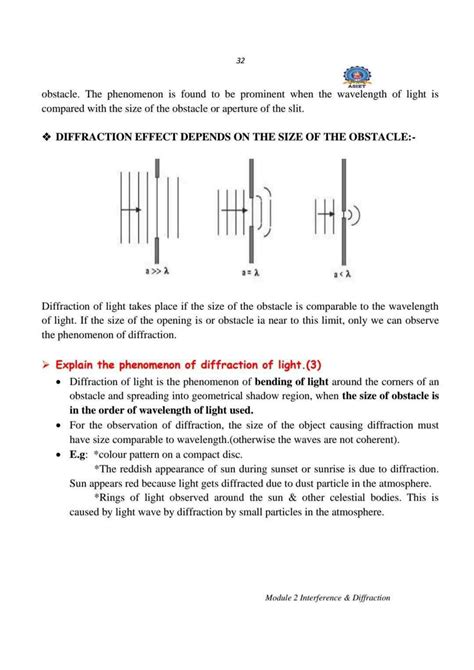 Solution Diffraction Notes Studypool