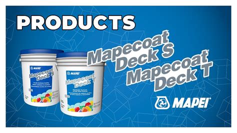 Mapei Live Protect Your Concrete With Mapecoat Deck S And Mapecoat