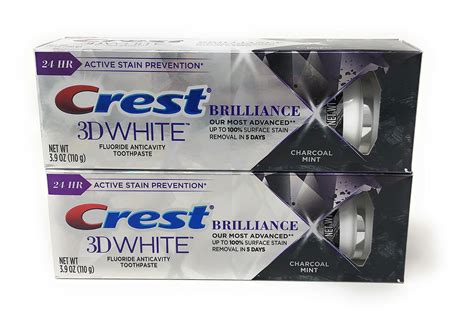 Crest 3D White Brilliance Charcoal Toothpaste